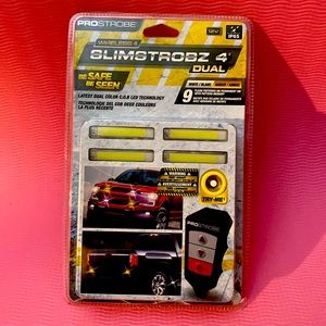 Slimstrobez 4 Dual Wireless Lights for and Vehicle with a battery